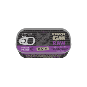 6281001157885, Felyn Go Raw Cat Wet Cat Food Pate Cod Roe Capelin with Seaweed 90g, 1