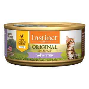Instinct Kitten Wet Food Complete Pate Chicken 156g Instinct