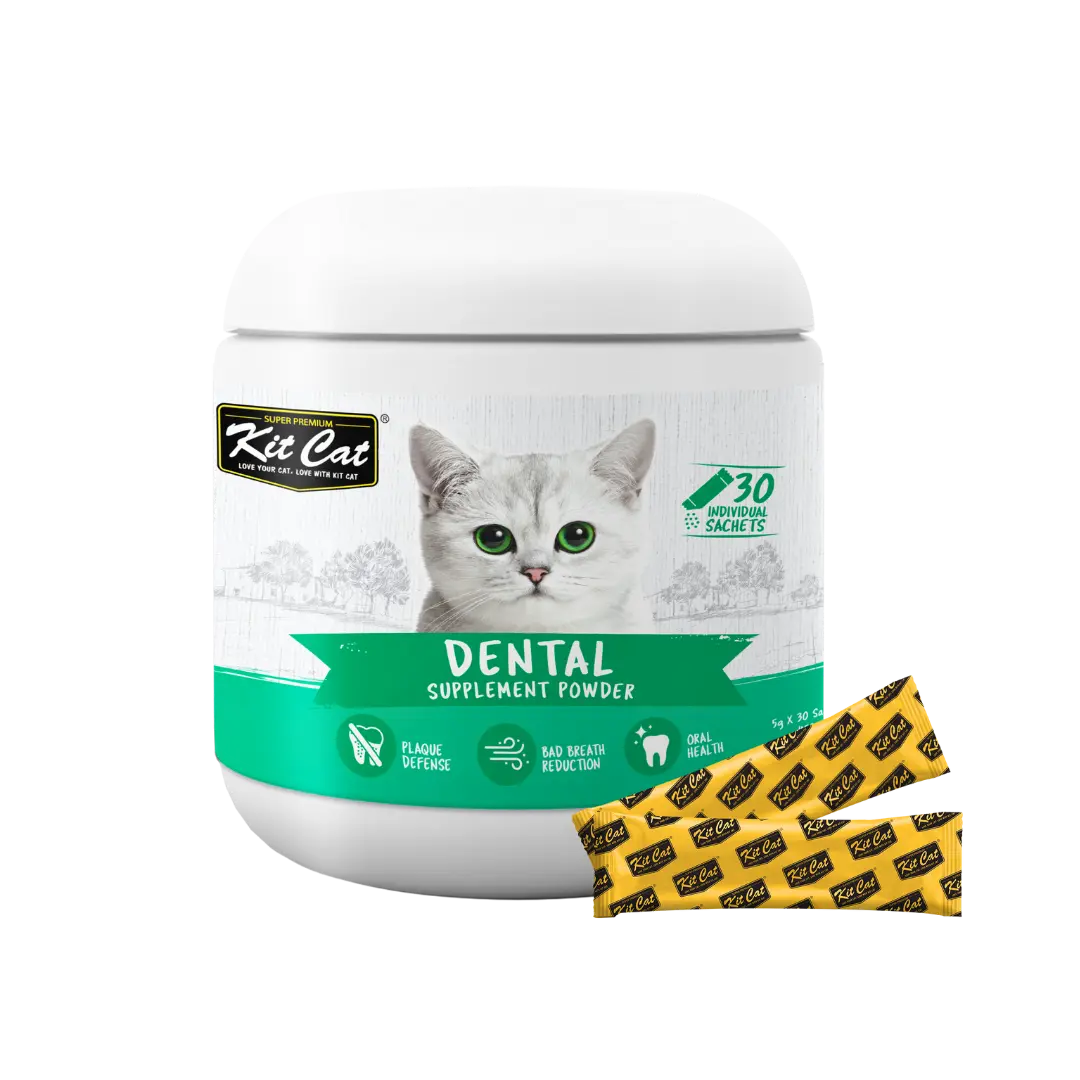 Kit Cat Dental Supplement Powder 30 Sachets x 5g (150g) Kit Cat
