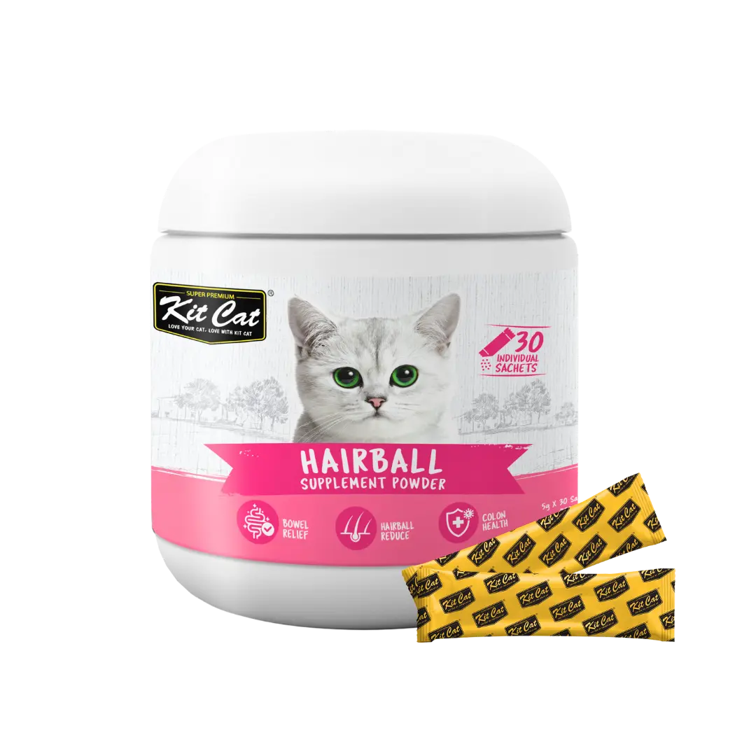 Kit Cat Hariball Supplement Powder 30 Sachets x 5g (150g) Kit Cat