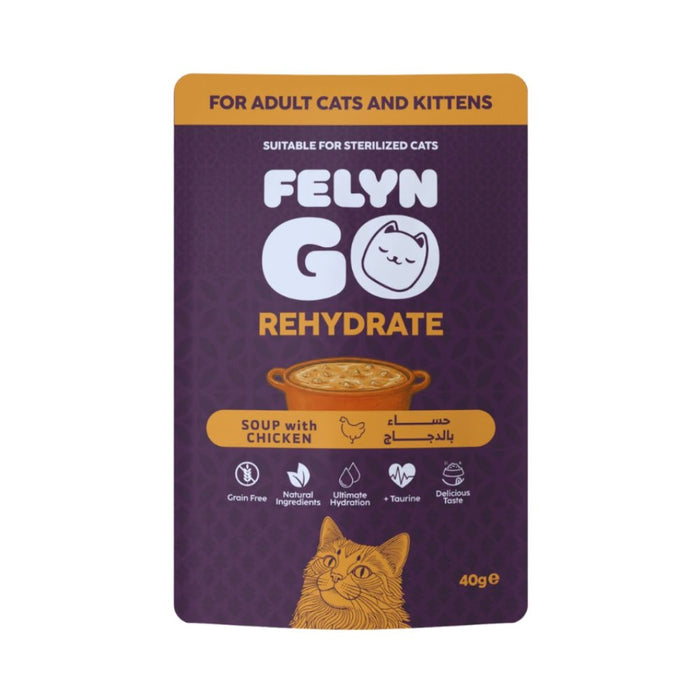 Felyn Go Rehydrate Cat Soup with Chicken 40g