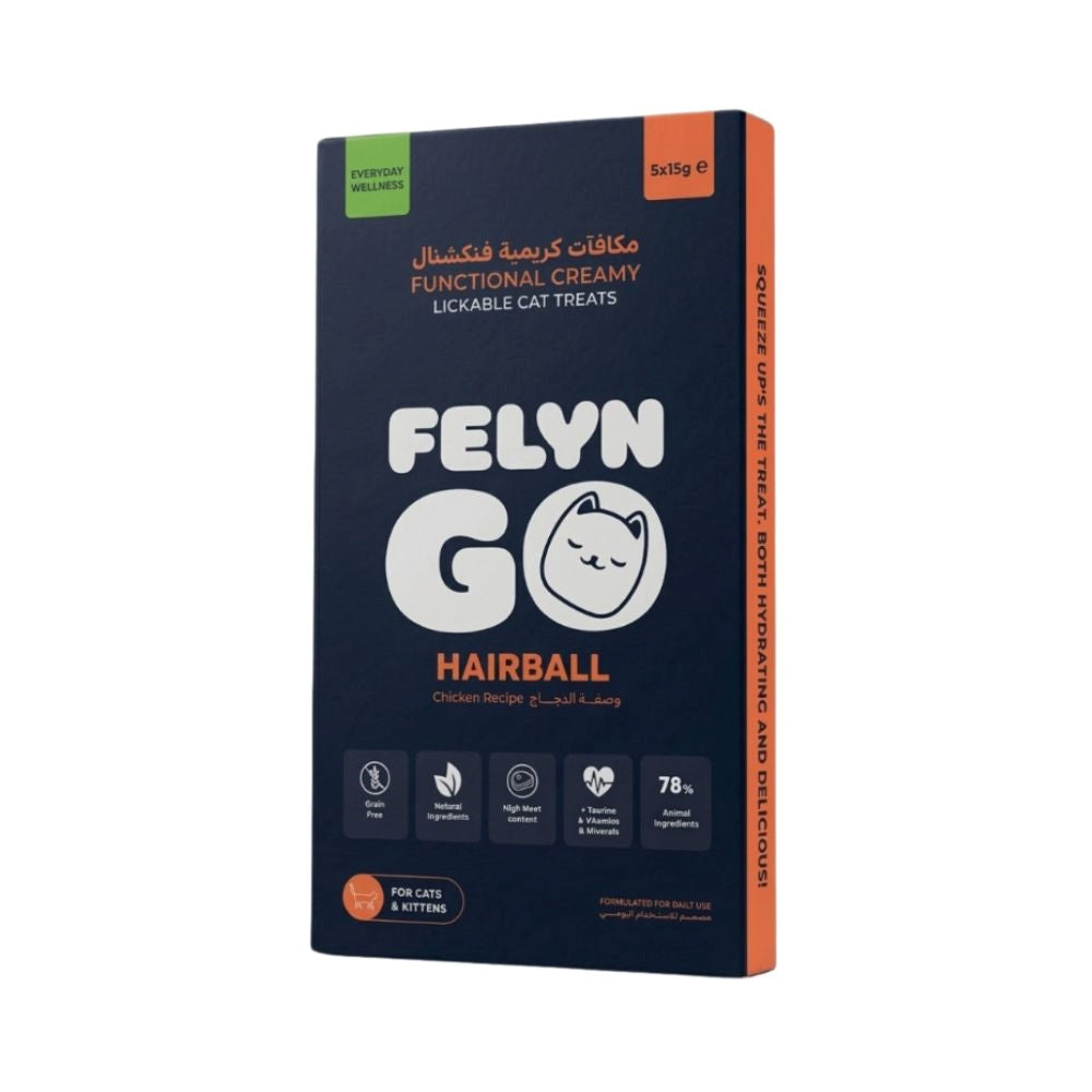 Felyn Go Functional Cat Creamy Treats Haiball Chicken 5x15g