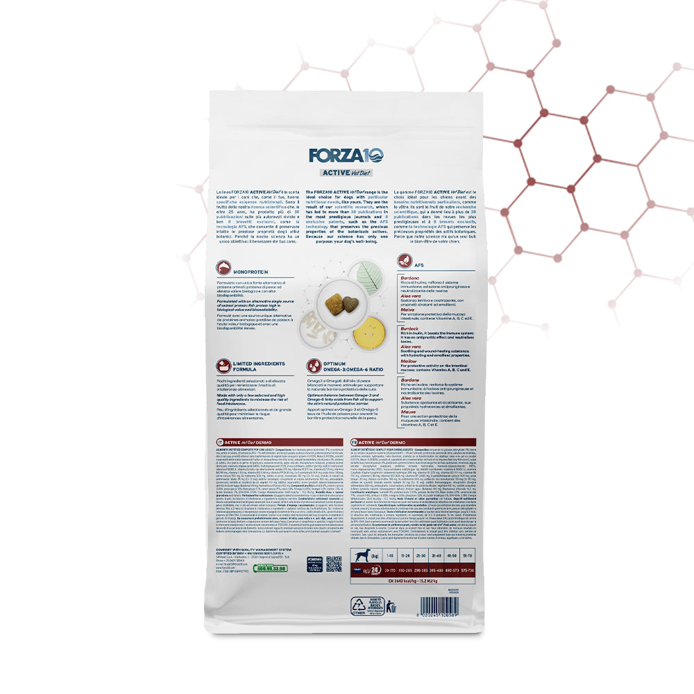 Forza10 Active Dog Dry Food Dermo Fish 4kg