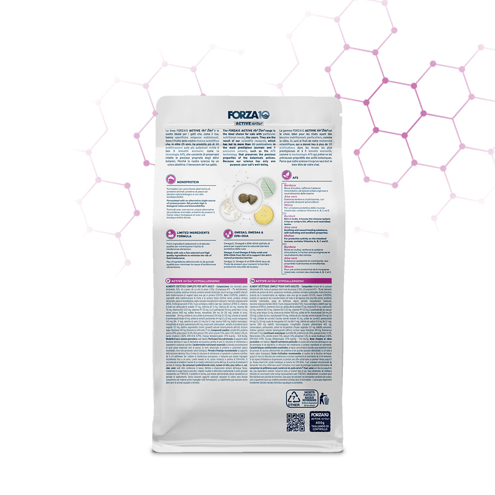 Forza10 Active Cat Dry Food Hypoallergenic Fish