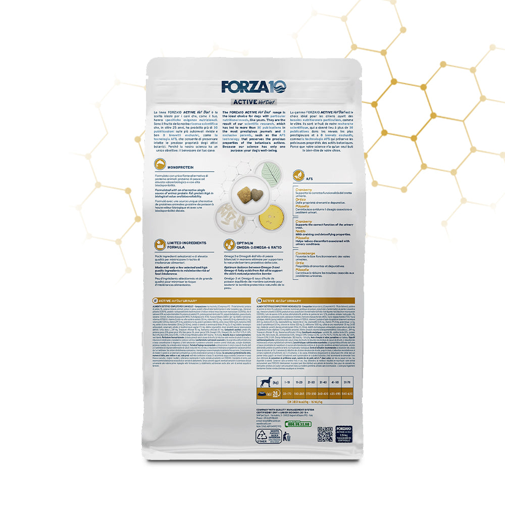 Forza10 Active Dog Dry Food Urinary Fish 1.5kg