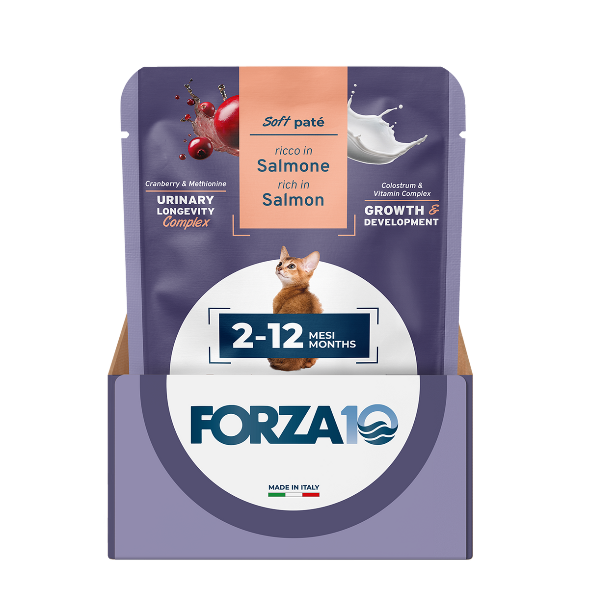 Forza10 Botanicat Kitten Wet Food Salmon Pate Pouch