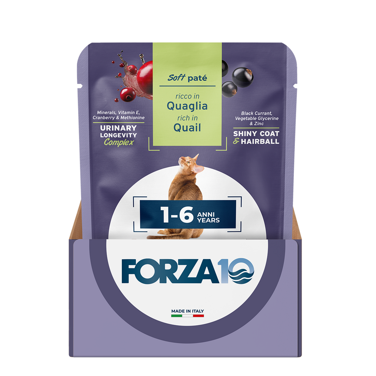 Forza10 Botanicat Cat Wet Food Quail Pate Pouch