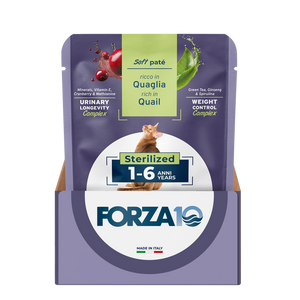 Forza10 Botanicat Sterilized Cat Wet Food Quail Pate Pouch