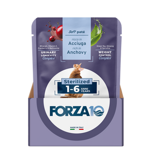 Forza10 Botanicat Sterilized Cat Wet Food Anchovy Pate Pouch