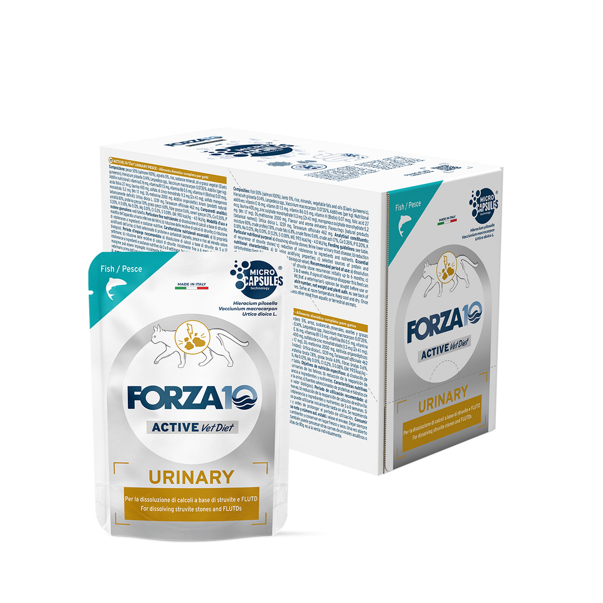 Forza10 Active Cat Wet Food Urinary Fish Pouch