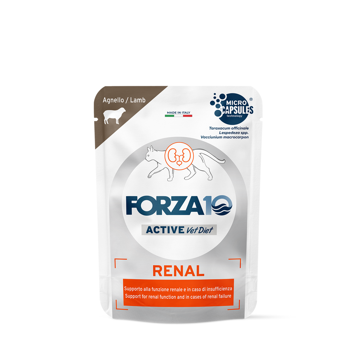 Forza10 Active Cat Wet Food Renal Lamb Pouch