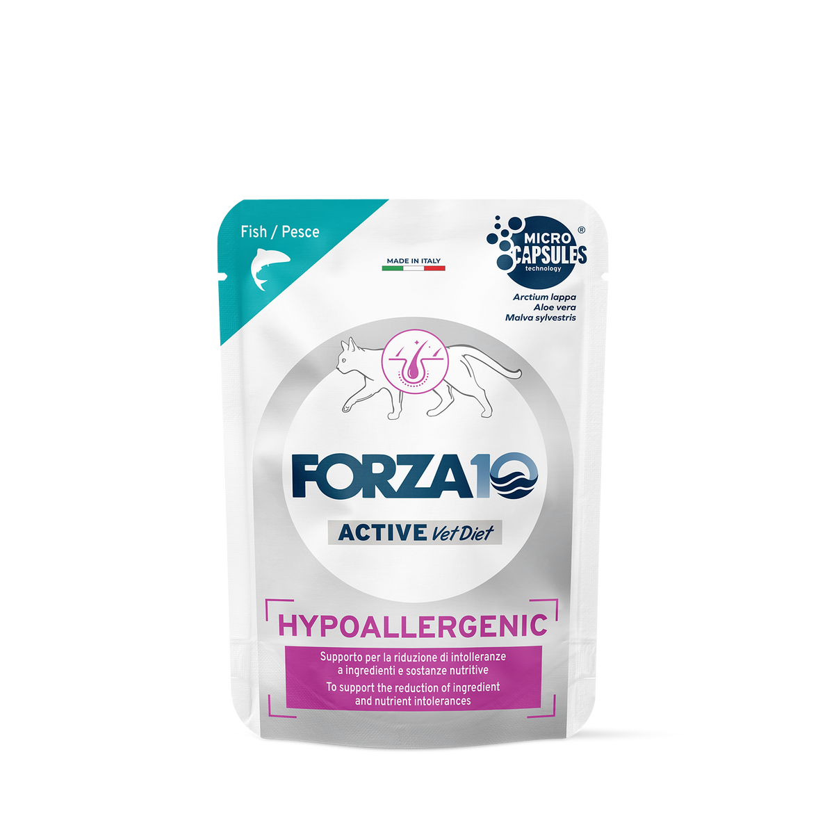 Forza10 Active Cat Wet Food Hypoallergenic Fish Pouch