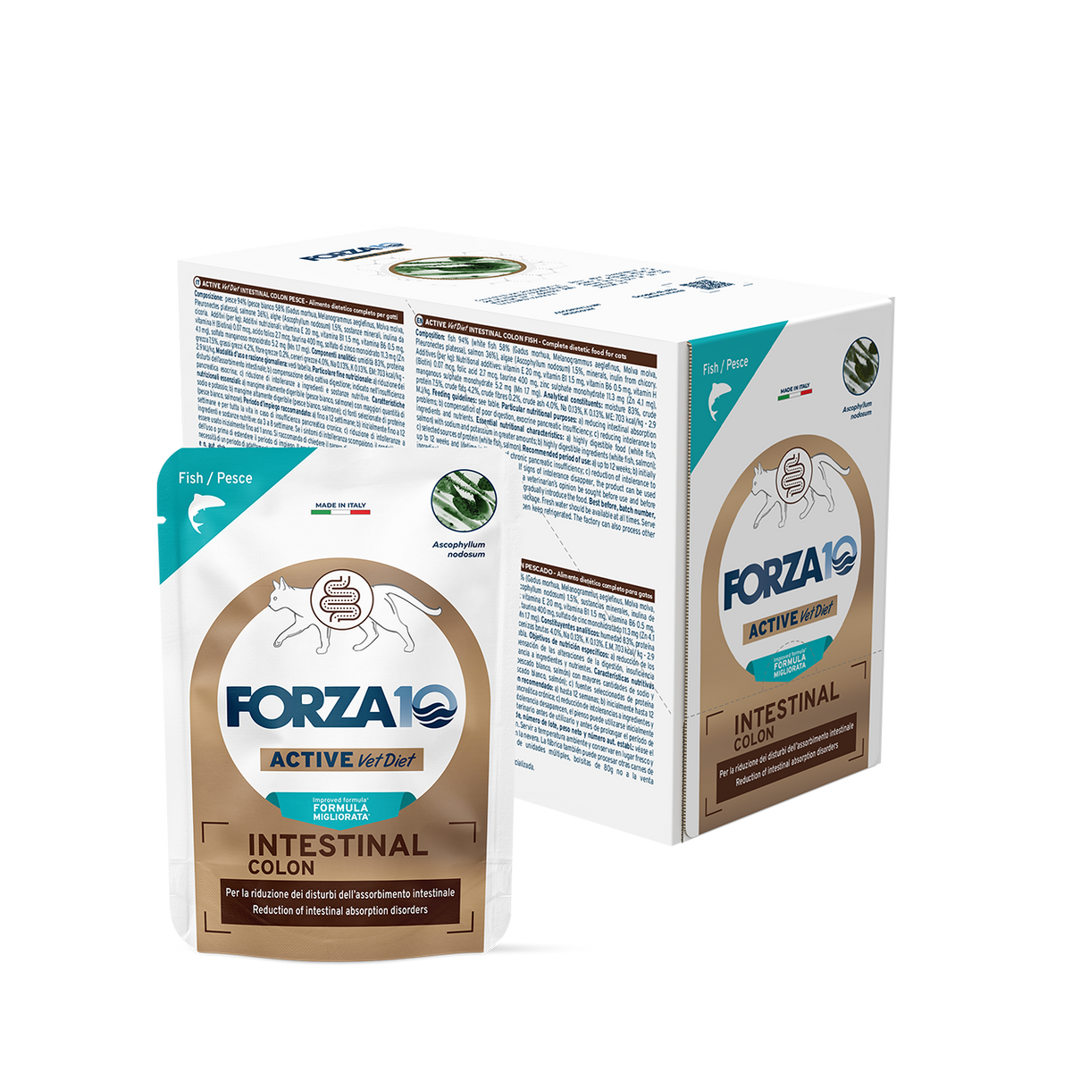 Forza10 Active Cat Wet Food Intestinal Colon Fish Pouch
