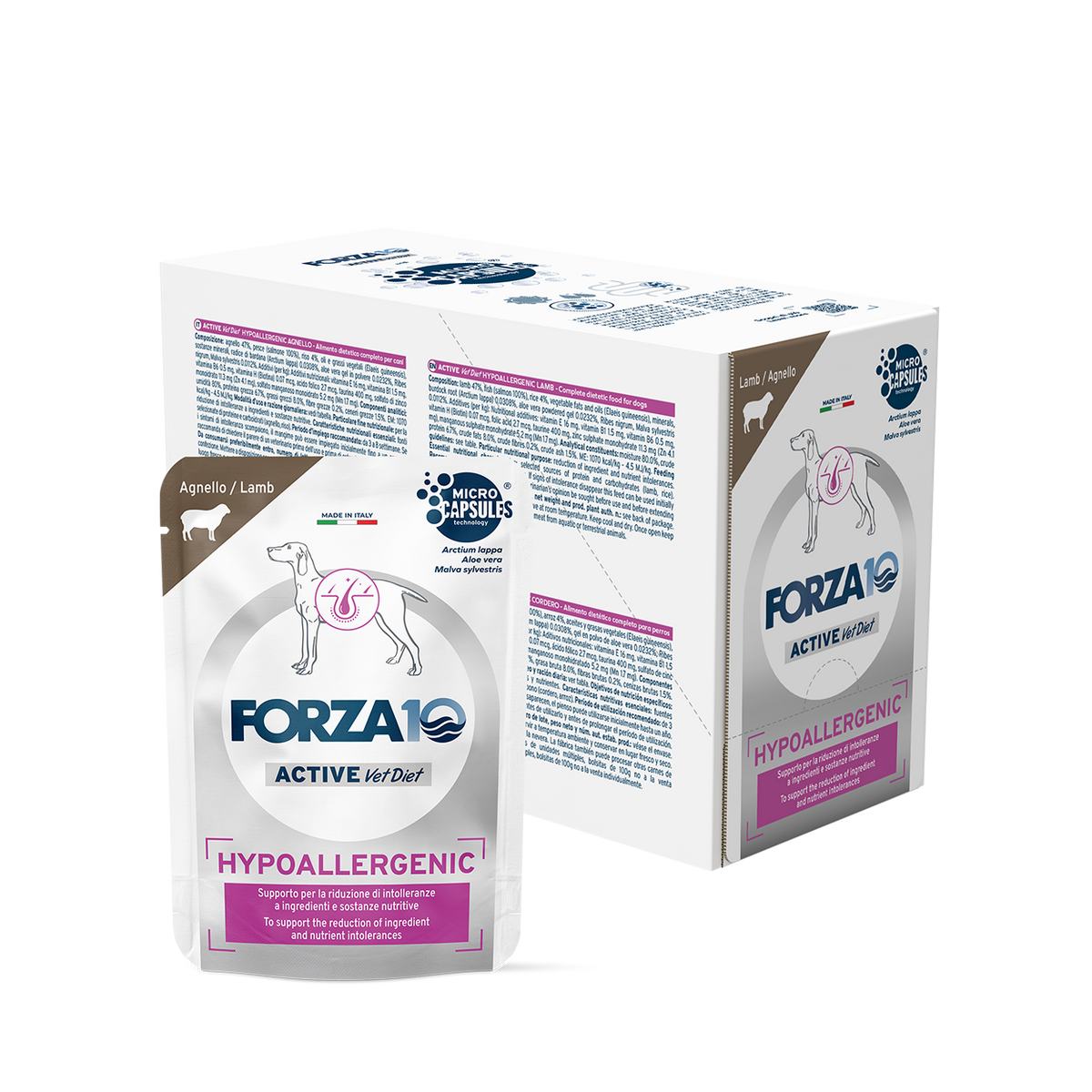 Forza10 Active Dog Wet Food Hypoallergenic Lamb Pouch