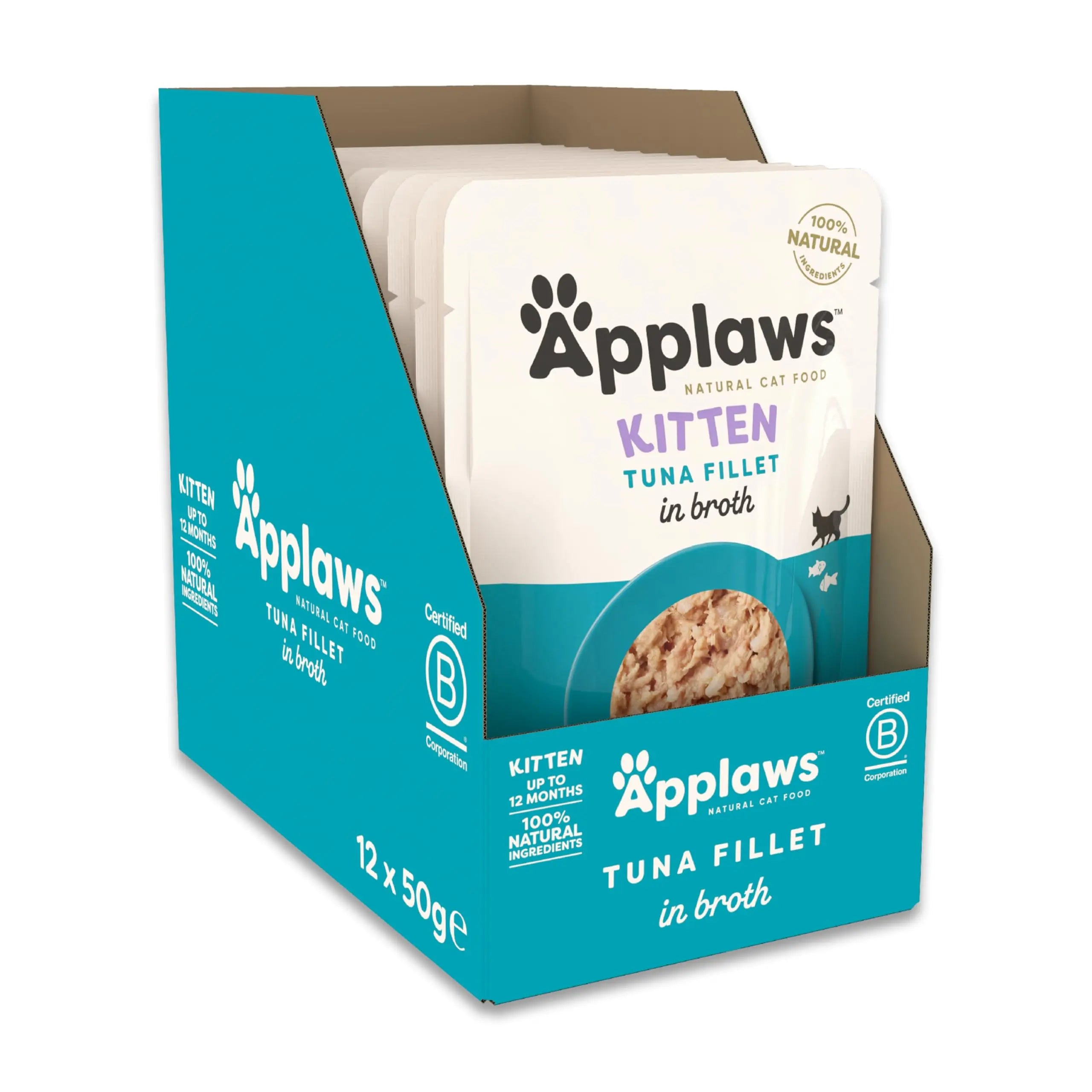 Applaws Kitten Wet Food Tuna Pouch in Broth 50g Applaws