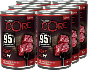 Wellness Core Dog Wet Food 95% Single Protein Beef with Broccoli 400g Wellness Core