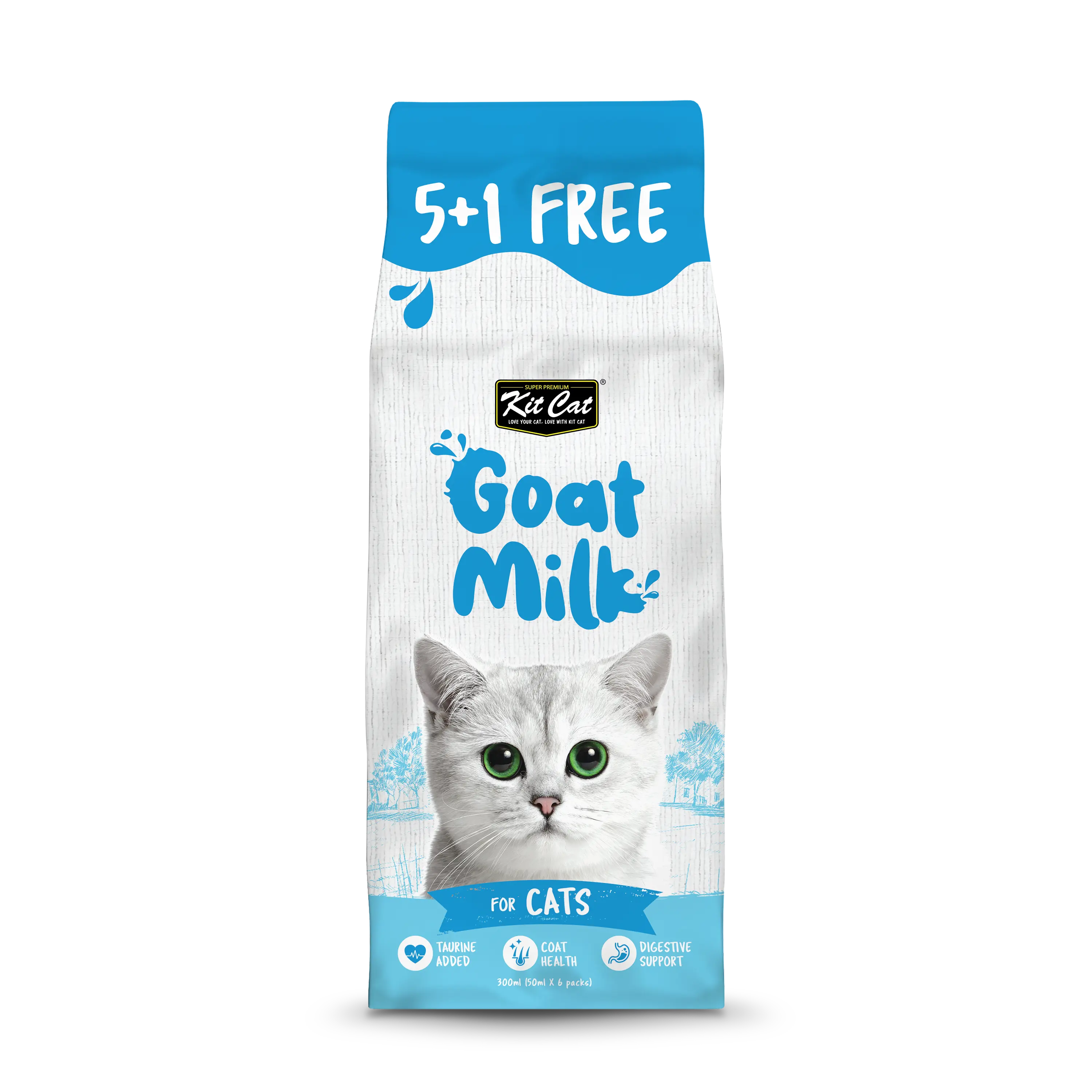 Kit Cat Goat Milk Supplement 6 x 50ml Kit Cat