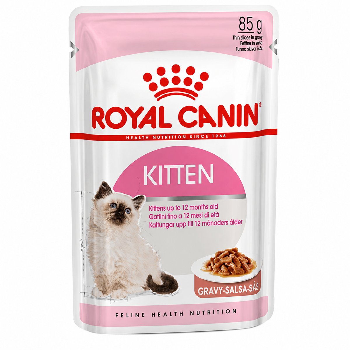 Royal Canin Kitten Wet Food in Gravy 12 x 85g