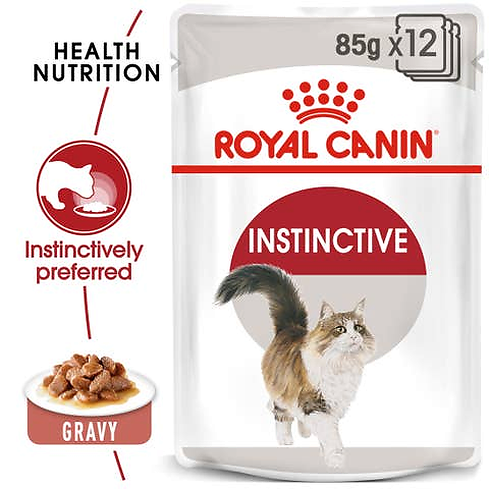 Royal Canin Instinctive Cat Wet Food in Gravy 12 x 85g