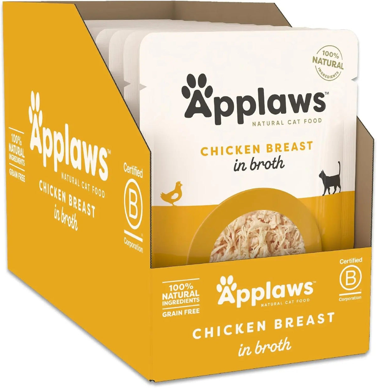 Applaws Cat Wet Food Pouch Chicken Breast in Broth 70g Applaws