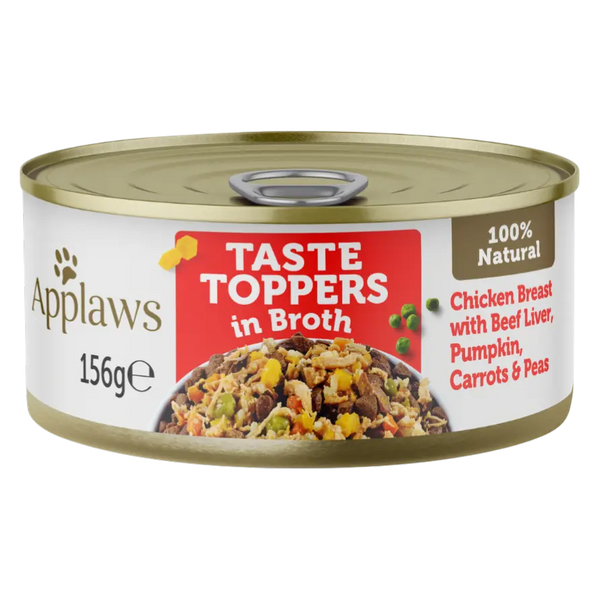 5060708560423, Applaws Dog Wet Food Chicken Beef Liver Veg Tin 156g, 1