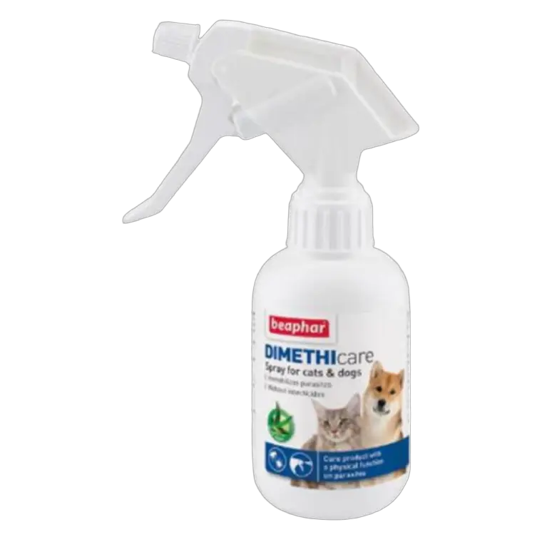 Beaphar Cat and Dog DimethiCare Spray Parasite Protection Bundle – 4 × 250 ML