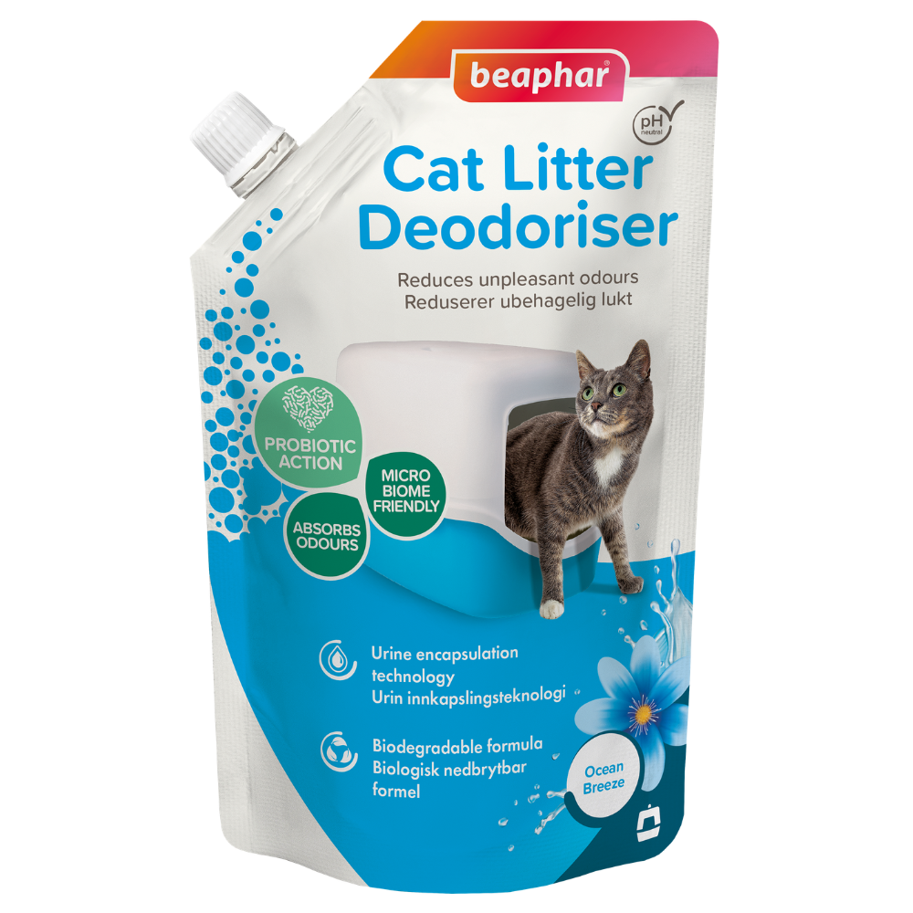 Beaphar Multi Fresh Cat Litter Deodoriser Ocean Breeze 400g