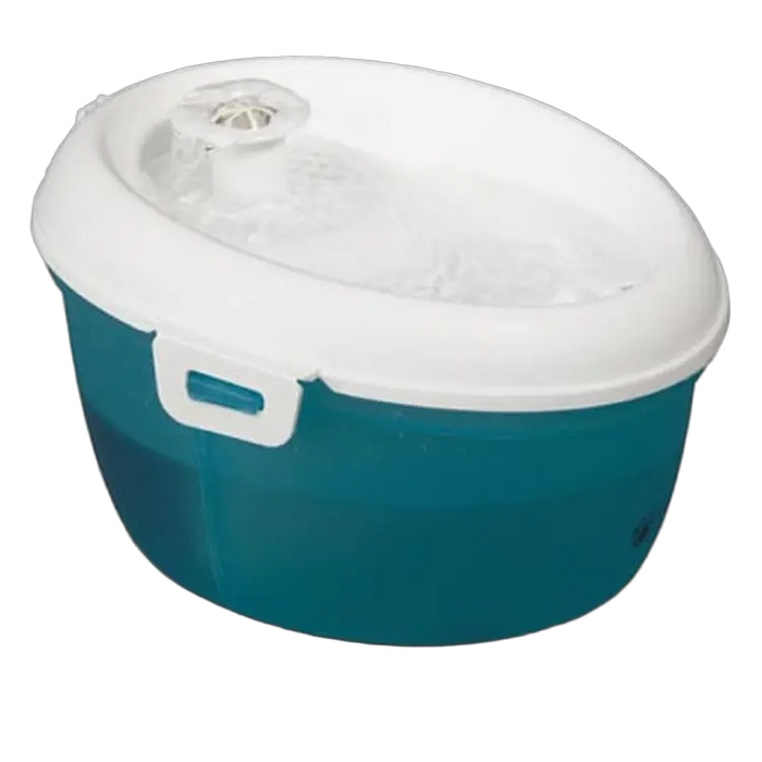 Cat and Dog Fountain Mini Blue Transparent 1.2 L Cat H2O & Dog Bundle – 4 × 1 Piece