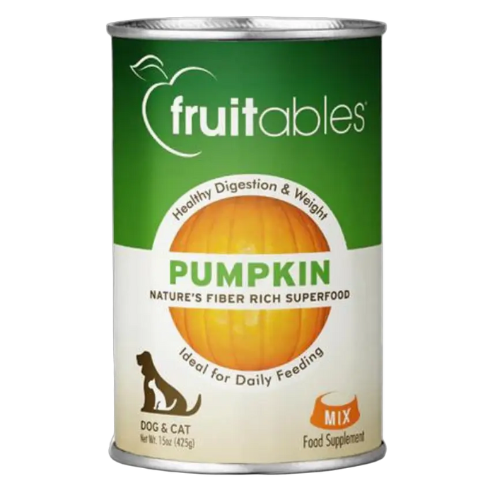 852763006023, Cat & Dog Pumpkin Digestive Supplement Fruitables 425g, 1
