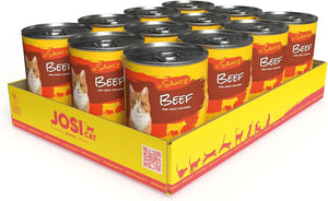 JosiCat Wet Food Beef in Sauce 415g Josi Cat