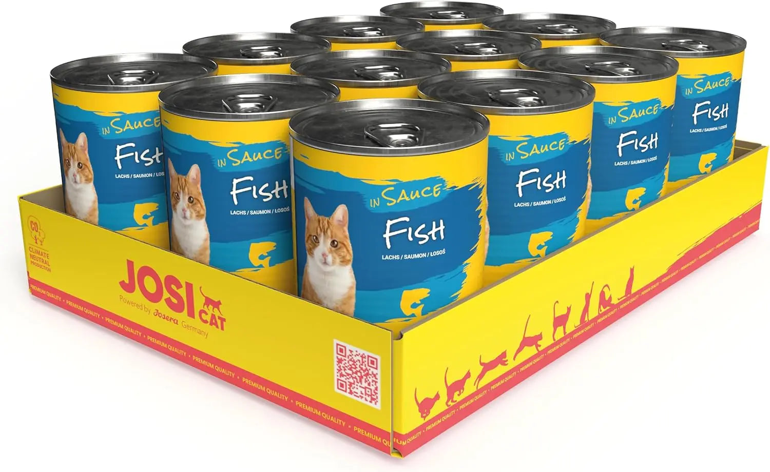 JosiCat Wet Food Fish in Sauce 415g Josi Cat