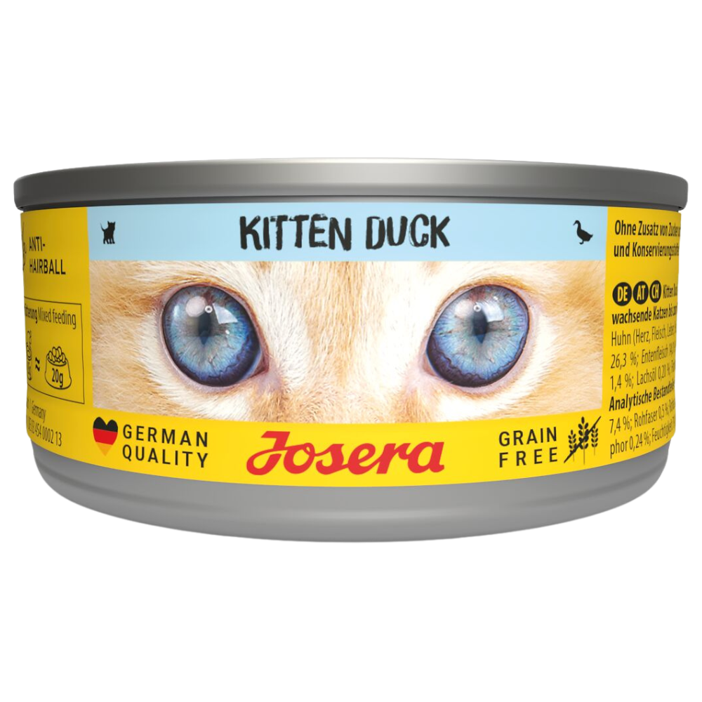 4032254794950 Josera Kitten Complete Wet Food Duck 85g