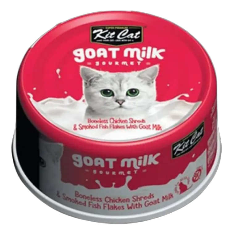 8858772602258, Kit Cat Wet Food Chicken & Smoked Fish with Goat Milk 70g, 1