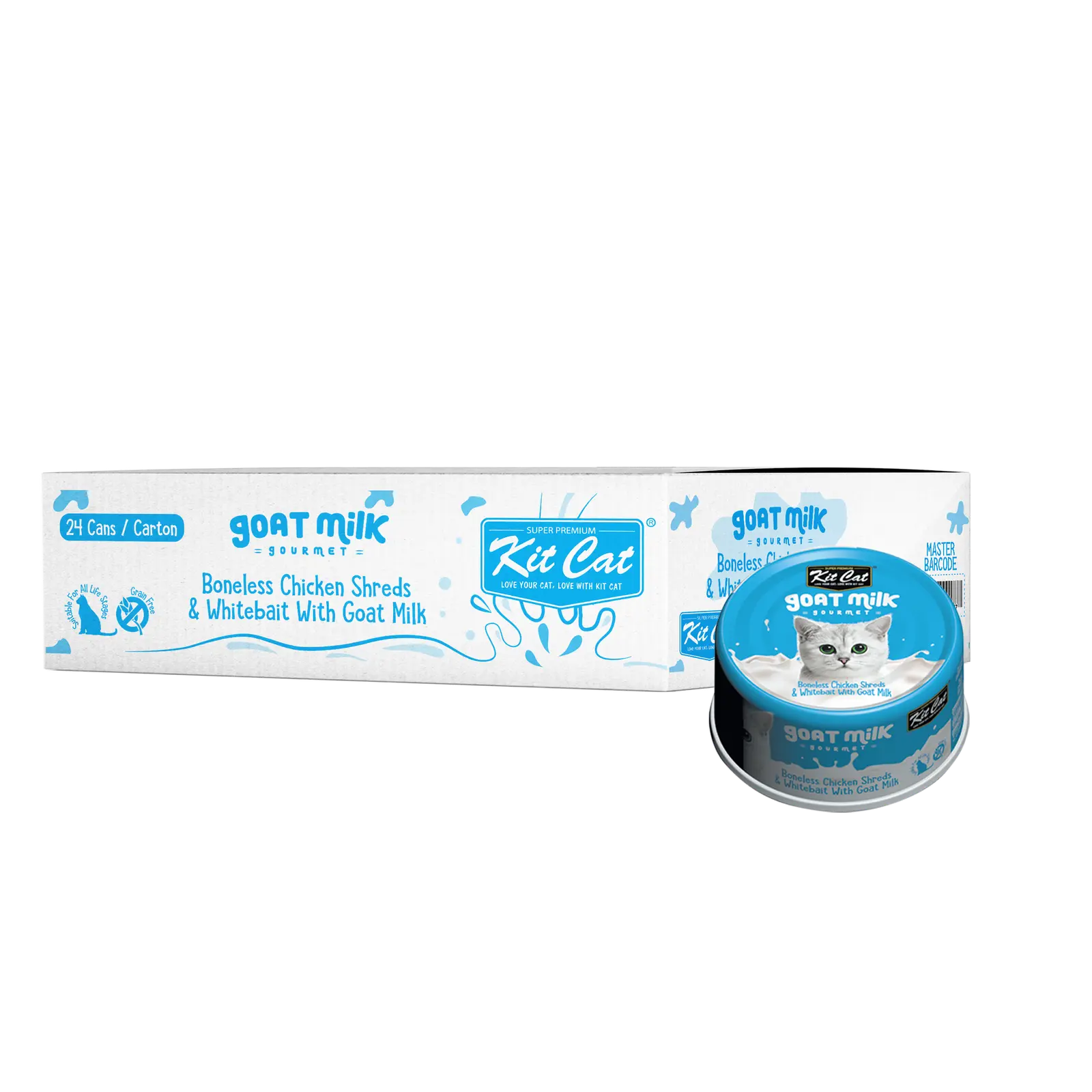 Kit Cat Wet Food Chicken & Whitebait with Goat Milk 70g Kit Cat