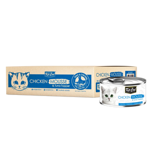 Kit Cat Wet Food Chicken Mousse Tuna Toppers 80g Kit Cat