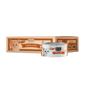 Kit Cat Deboned Wet Food Chicken Beef 80g - Pawzi
