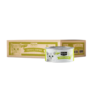 Kit Cat Deboned Wet Food Chicken Seafood Toppers 80g - Pawzi