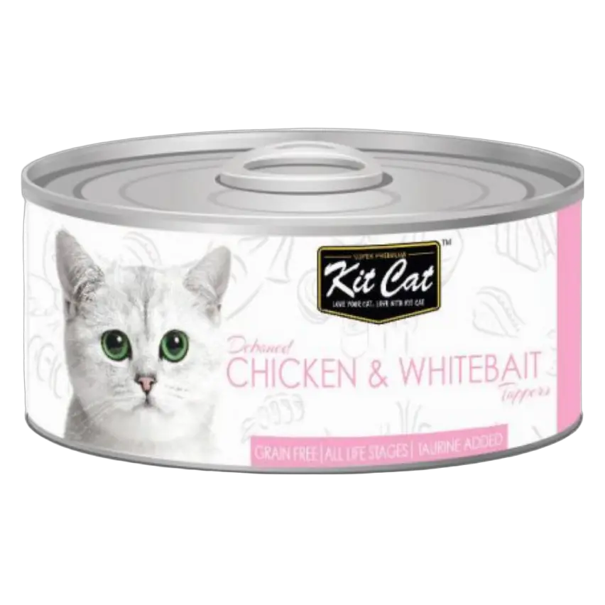 8858772602159, Kit Cat Deboned Wet Food Deboned Chicken Whitebait 80g, 1