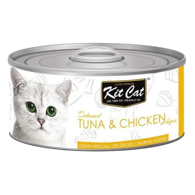 8852084172256, Kit Cat Deboned Wet Food Deboned Tuna Chicken 80g, 1