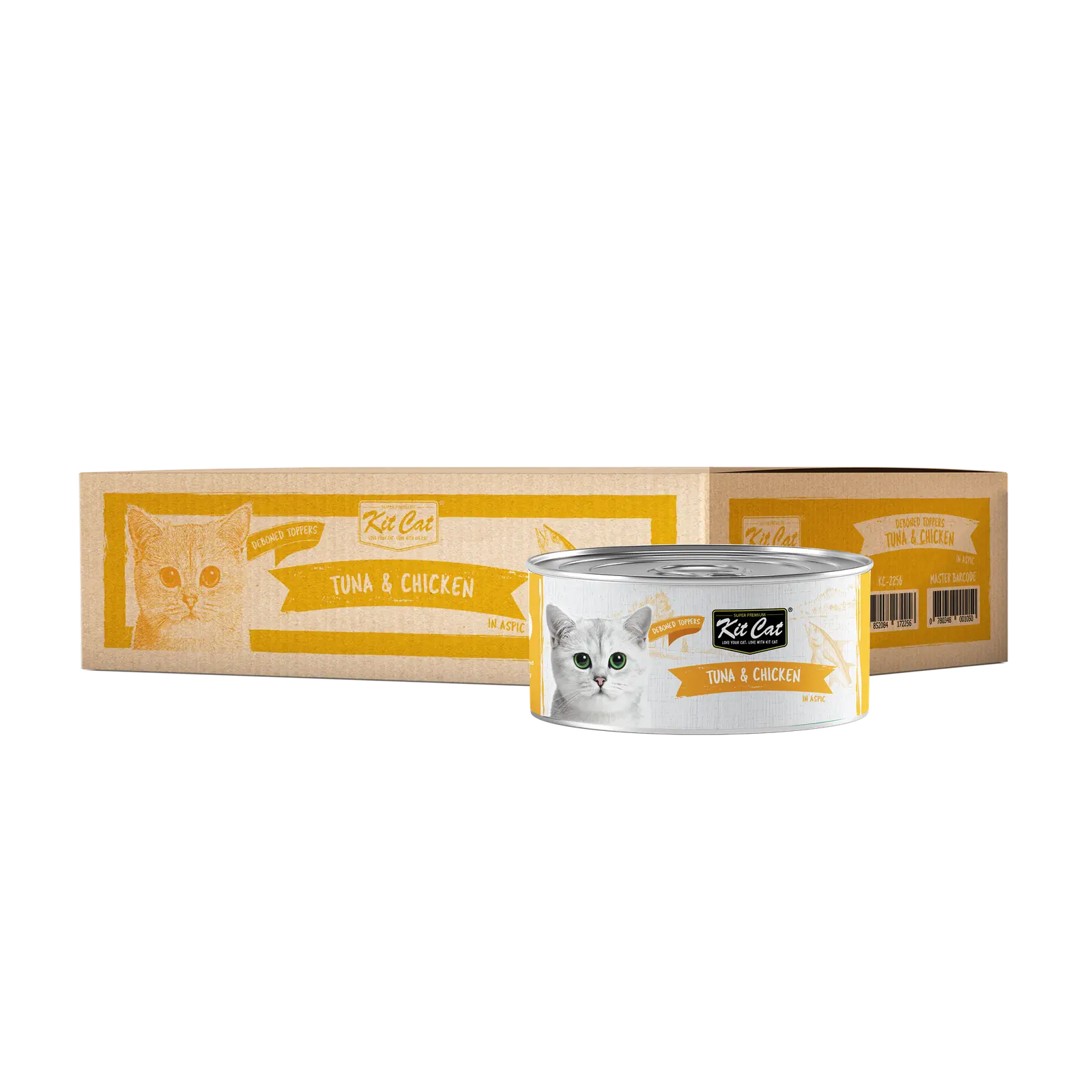 Kit Cat Deboned Wet Food Deboned Tuna Chicken 80g Kit Cat