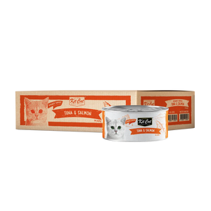 Kit Cat Deboned Wet Food Tuna Salmon Toppers 80g Kit Cat