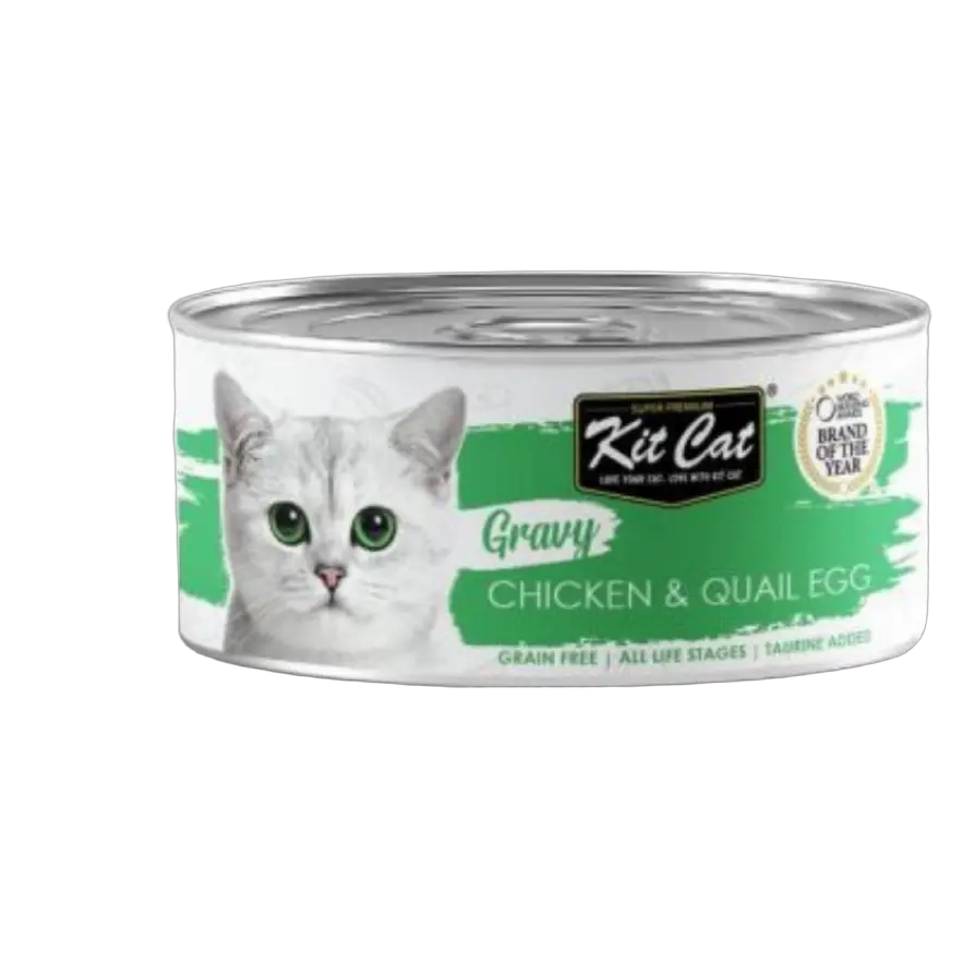 8858772603118, Kit Cat Gravy Wet Food Chicken Quail Egg 70g, 1
