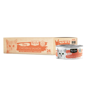 Kit Cat Gravy Wet Food Chicken Salmon 70g Kit Cat