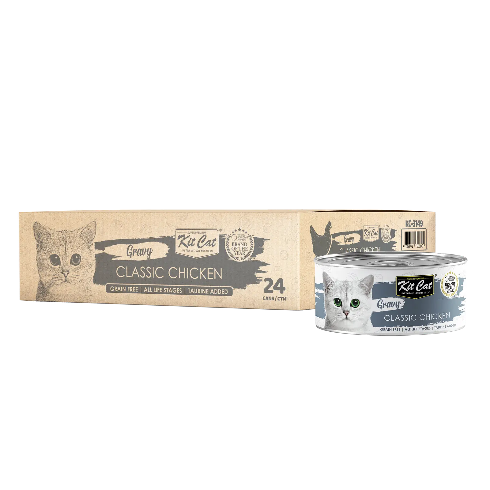 Kit Cat Gravy Wet Food Classic Chicken 70g Kit Cat