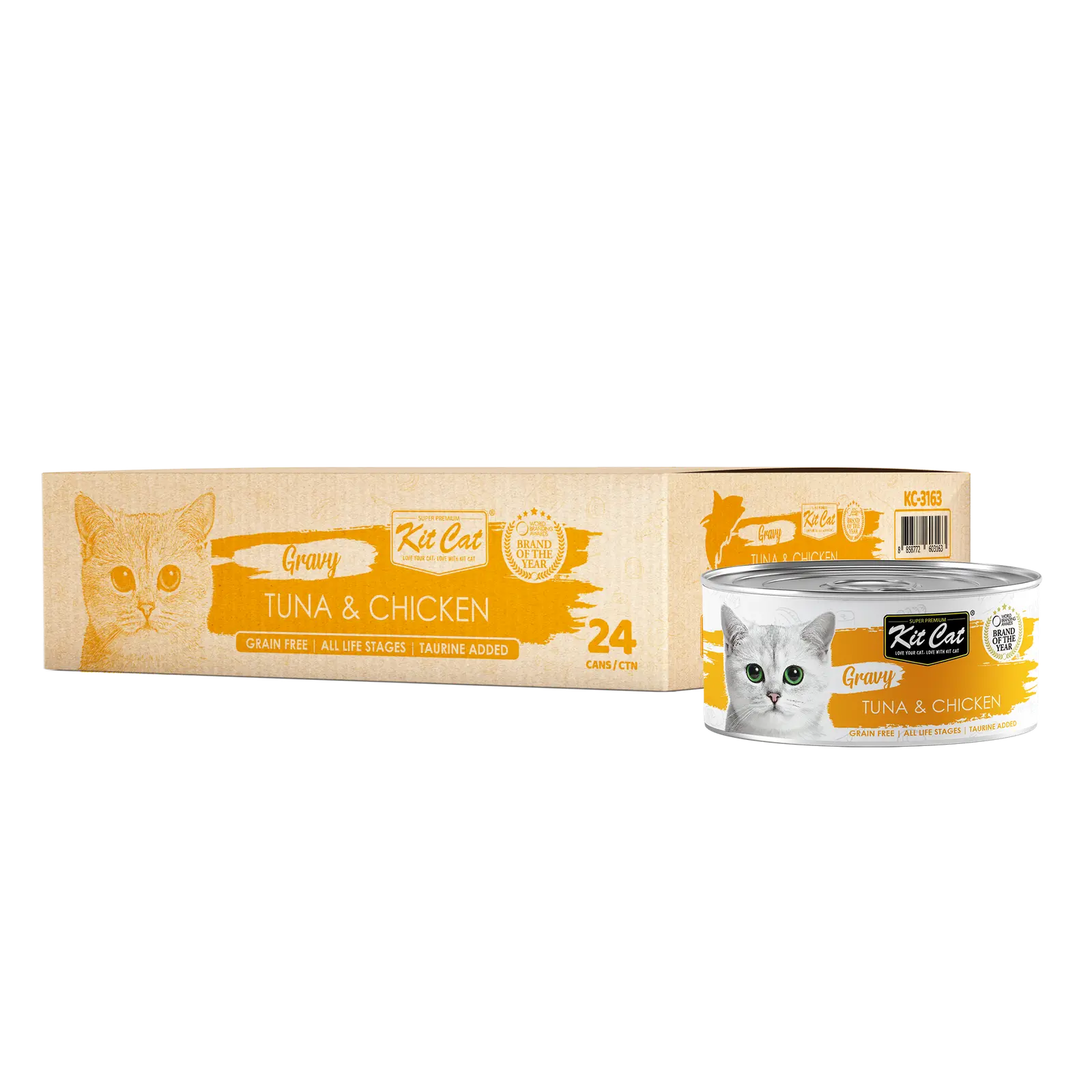 Kit Cat Gravy Wet Food Tuna Chicken 70g Kit Cat