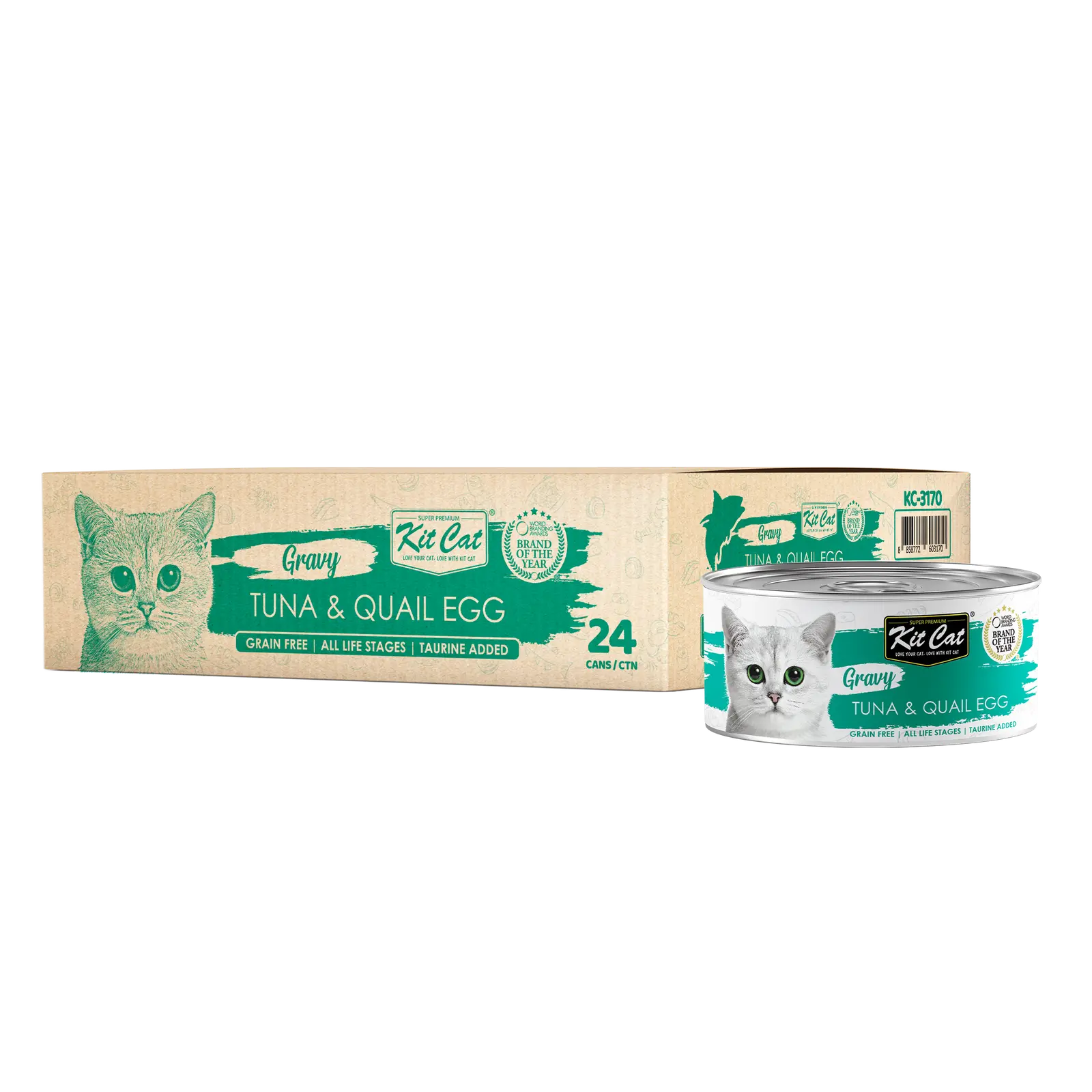 Kit Cat Gravy Wet Food Tuna Quail Egg 70g Kit Cat