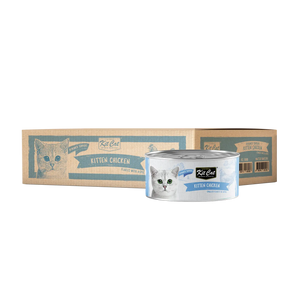 Kit Cat Kitten Wet Food Chicken with Flakes 80g Kit Cat