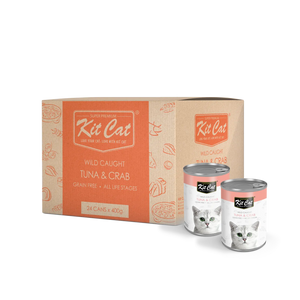Kit Cat Wet Food Tuna & Crab 400g Kit Cat