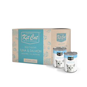 Kit Cat Wet Food Tuna Salmon 400g Kit Cat