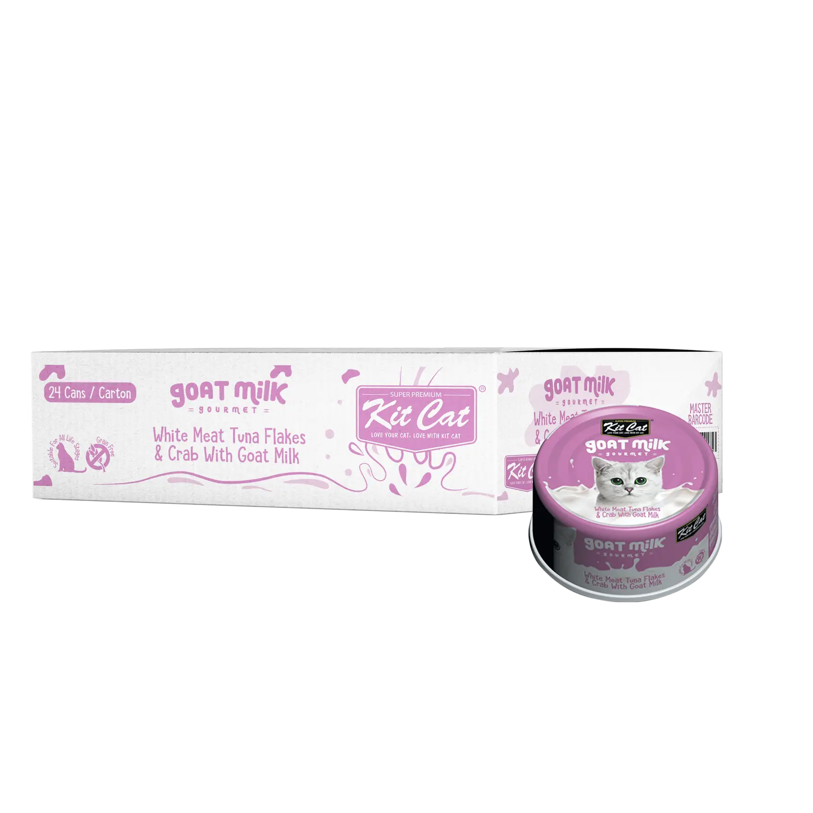 Kit Cat Wet Food Tuna & Crab with Goat Milk 70g Kit Cat